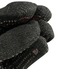 Luva Preta Pigmentada Tricotada Segurança Epi Canteiro Obra |